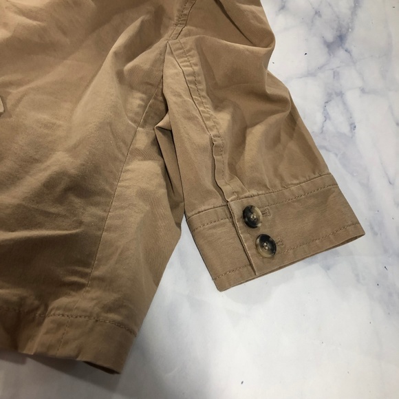 Theory Camel Brown Lelaini Cropped Blazer Jacket - Picture 4 of 8